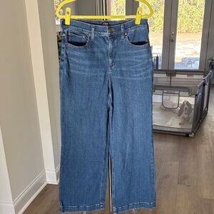 J. Crew Classic Straight Leg Jeans in Denim Blue